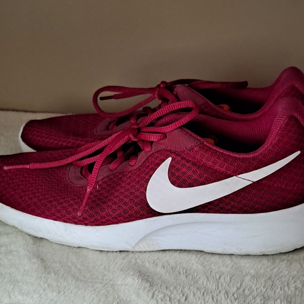 Nike Lace Up Running Shoes Fuscia/White Sz 10 - Picture 3 of 9